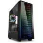Sharkoon RGB LIT 200 Midi Tower kompiuterio korpusas, juodas
