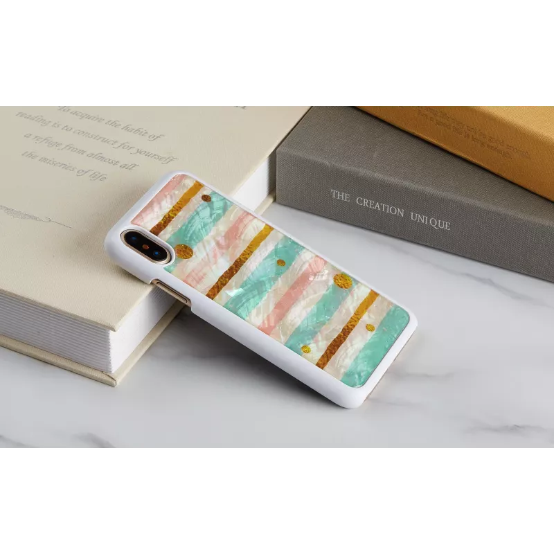 Mobiliojo telefono dėklas iKins, skirtas iPhone XS / iPhone XS Max — pop mint black