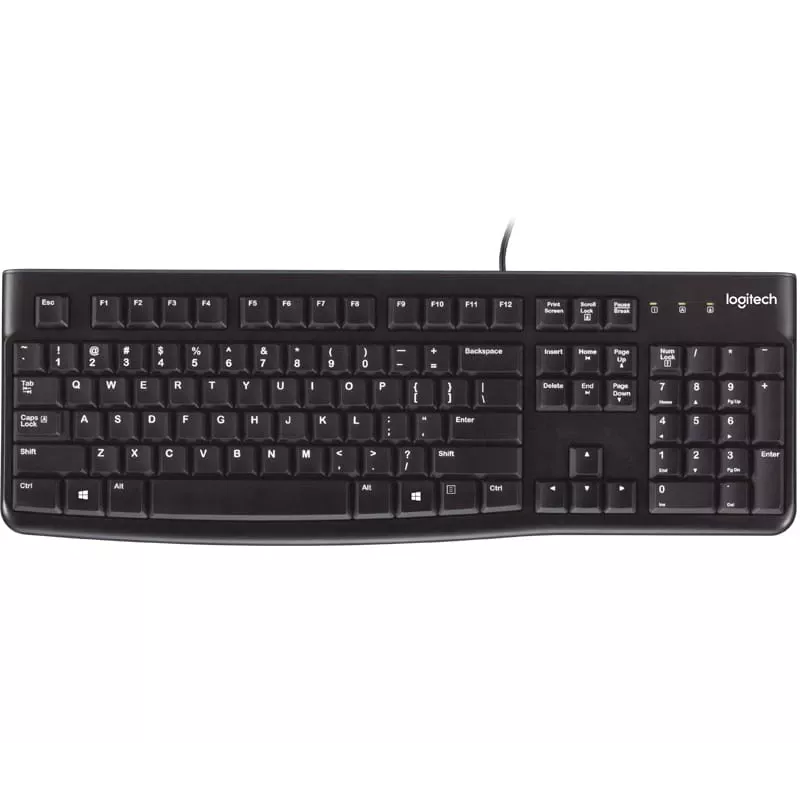 Klaviatūra K120 verslui, juoda, hebrajiška, EMEA-914