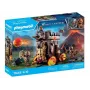 Figūrų rinkinys Novelmore 71643 Kovos vežimas su ugnies patranka