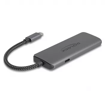 DeLOCK USB Type-C dokavimo stotelė 8K HDMI USB PD 3.0 100 W
