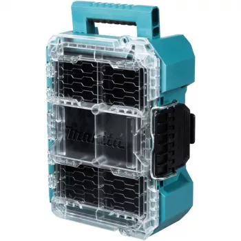 MAKTRAK Organizer compact, įrankių dėžė Mėlyna/permatoma, permatomas dangtis
