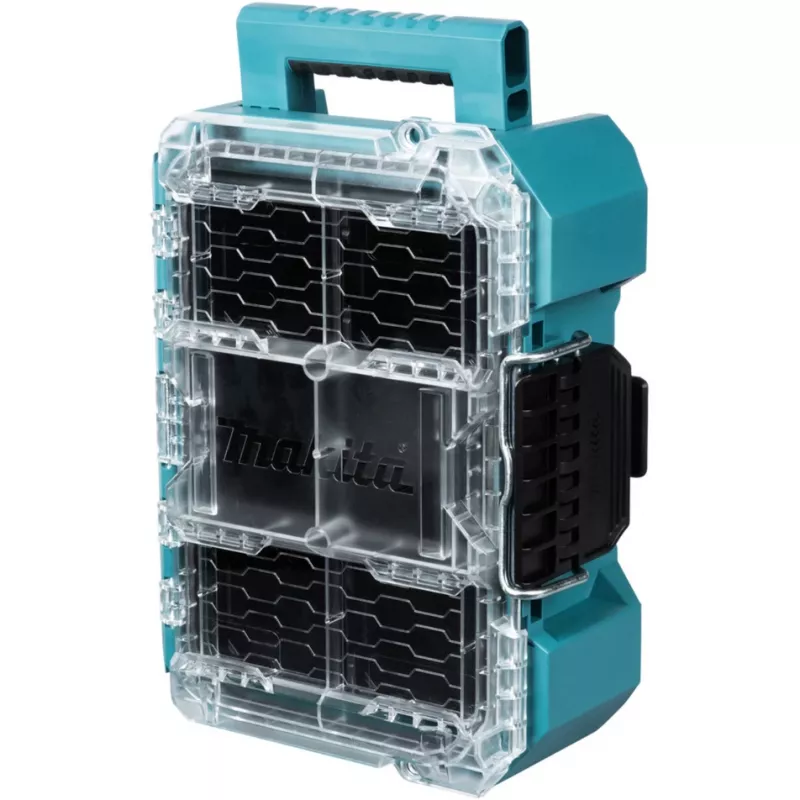 MAKTRAK Organizer compact, įrankių dėžė Mėlyna/permatoma, permatomas dangtis