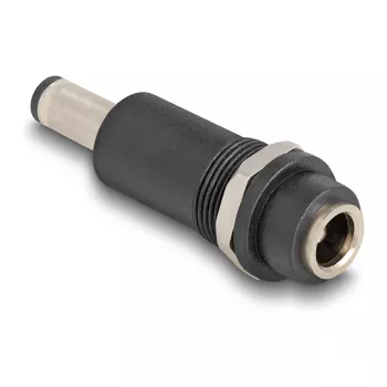 Adapteris DELOCK DC 5.5 x 2,1 mm (moteriška) į DC 5.5 x 2,5 mm (vyriška), juodas