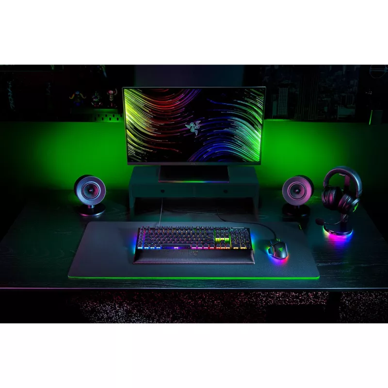 Razer BlackWidow V4 - Yellow Switch Linear - Mechaninė žaidimų klaviatūra