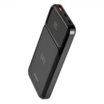 Savio BA-09 10000 mAh belaidis įkroviklis (LiPo) juodas