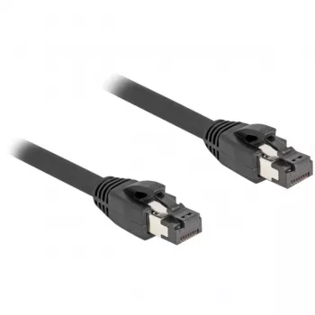 Tinklo kabelis DeLOCK RJ45 Cat.8.1 15m Juodas