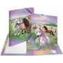 HERMA A4 kartoninis vokas su elastine juostele Horse World