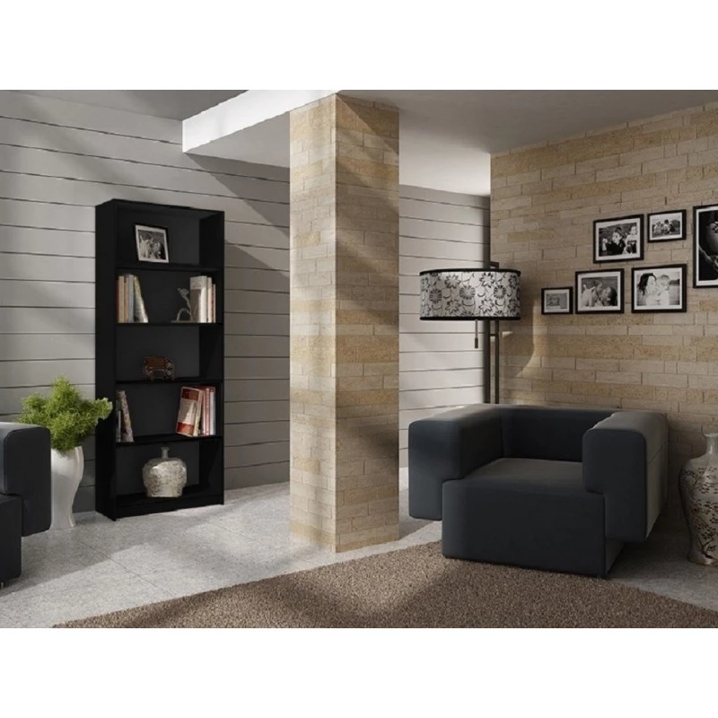 Topeshop R60 CZERŃ biuro knygų spinta