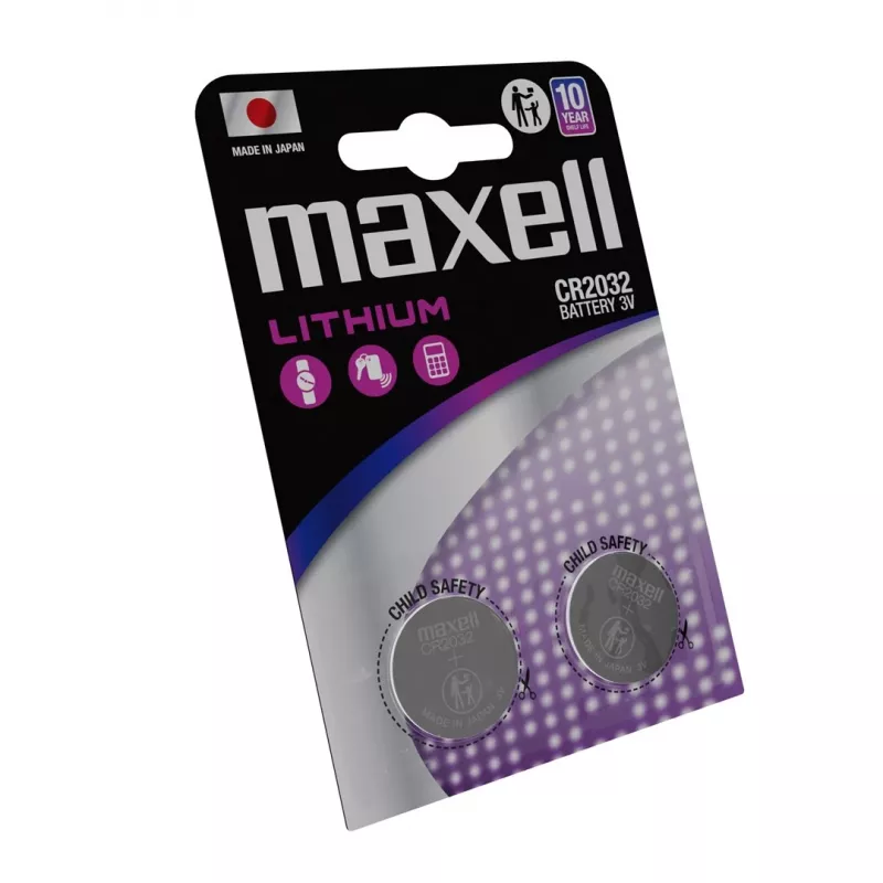 MAXELL CR2032 baterija specializuota 2 vnt.