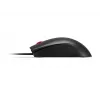Laidinė USB-A pelė Lenovo 120 – juoda, ambidekstrinė, 1600 DPI, 3 mygtukai, 1,5 m kabelis