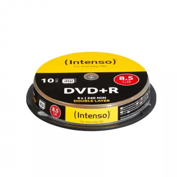 Intenso 10 x DVD+R DL 8.5 GB 8x Spindel (4311142)