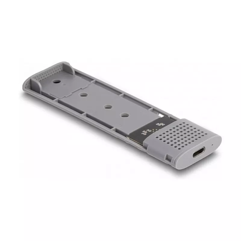 DeLOCK išorinis USB Type-C korpusas M.2 NVMe PCIe arba SATA SSD, be įrankių