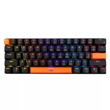 Mechaninė klaviatūra Baracuda Dolphin Black US išdėstymas su Blue jungikliais