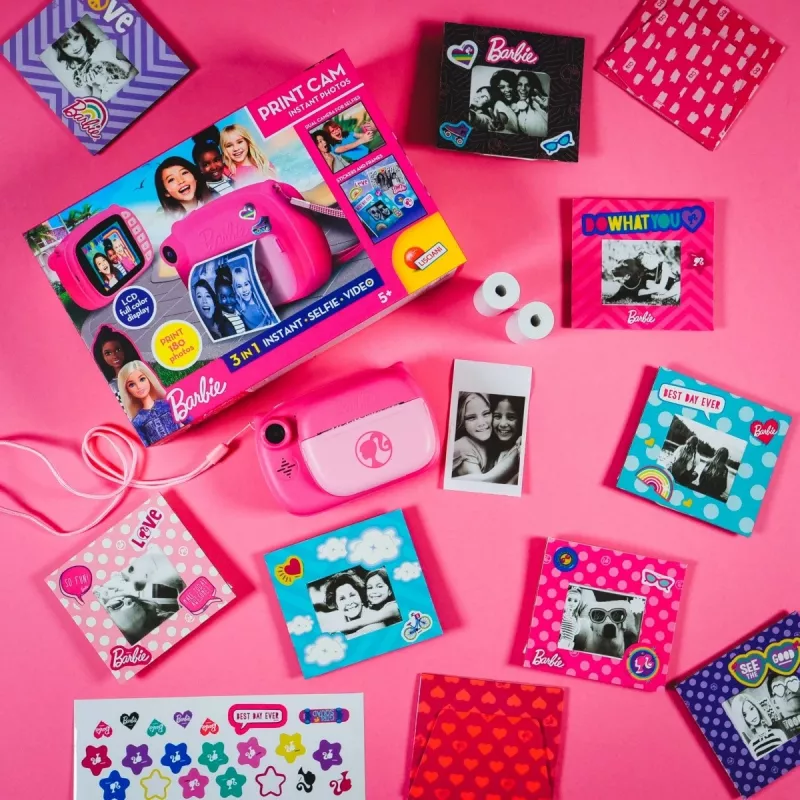 Barbie Print Cam momentinė kamera