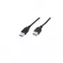 USB ilginimo kabelis DIGITUS AK-112331, 3 m, USB A kištukas – USB A lizdas, USB 3.2 Gen 1, juodas
