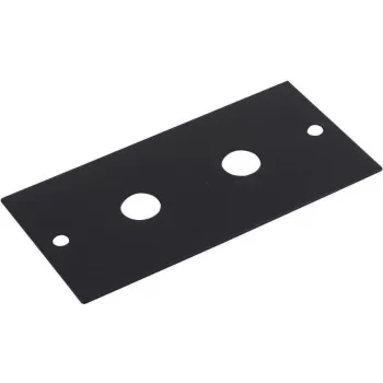 Rack skydas Omnitronic Modul 2HE su 2x 6,35 mm lizdais, išpjova 44x88 mm