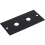 Rack skydas Omnitronic Modul 2HE su 2x 6,35 mm lizdais, išpjova 44x88 mm