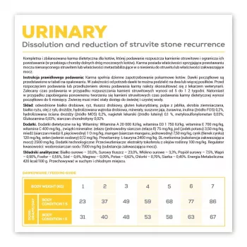 Sausas kačių ėdalas VETEXPERT Veterinary Diet Urinary, 2 kg – paukštiena, 33 % baltymų, 23 % riebalų