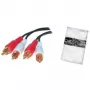 shiverpeaks laidas / adapteris - 2 x RCA - Kištukas - 2 x RCA - Kištukas - tiesus - tiesus (BS40502)
