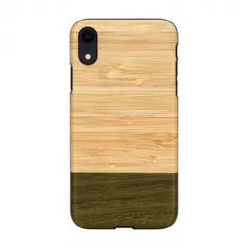 Dėklas iPhone XR man and wood — bambuko miškas juodas