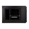 EXTRALINK LITE 4U 530×400 sieninis stelažinis korpusas juodas su lentyna