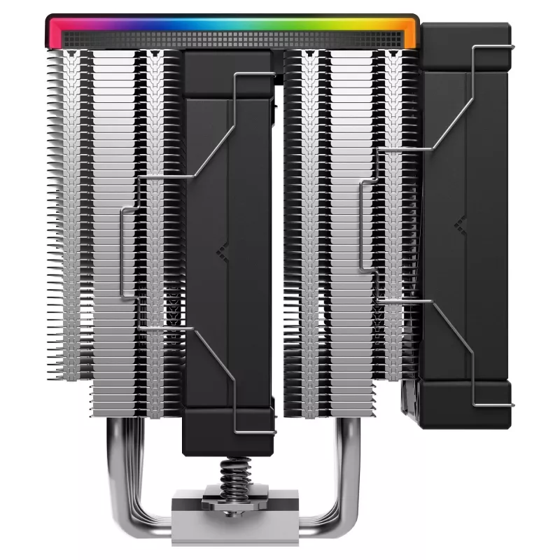 Oro aušintuvas procesoriui DeepCool AK620 Digital SE, dviejų bokštų, 6x Ø6 mm šilumos vamzdeliai, 2x 120 mm PWM ventiliatoriai, RGB, aukštis 161 mm