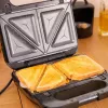 Cecotec sumuštinių keptuvė Rock’nToast 4in1, 1000 W, 4 plokštės, juoda