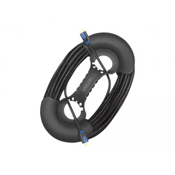 Kabelių organizatorius LogiLink KAB0068 Universal Black, polipropilenas, 1 vnt.