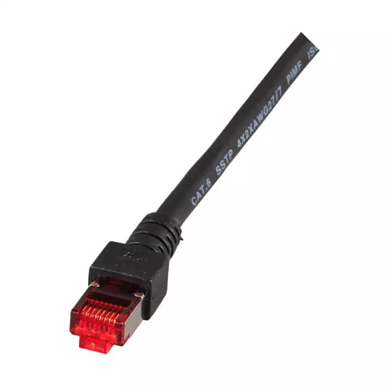 EFB-Elektronik RJ45 Patch Laidas Cat.6 S/FTP LSZH juodas 1m (K5515.1)