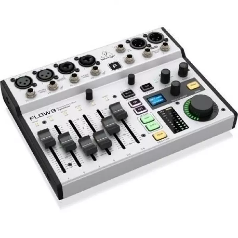 Skaitmeninis maišytuvas Behringer FLOW 8 – 8 kanalų USB garso sąsajos maišytuvas
