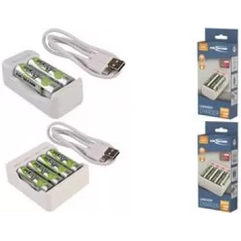 ANSMANN Basic II įkroviklis 2×AA 1300mAh NiMH akumuliatoriams