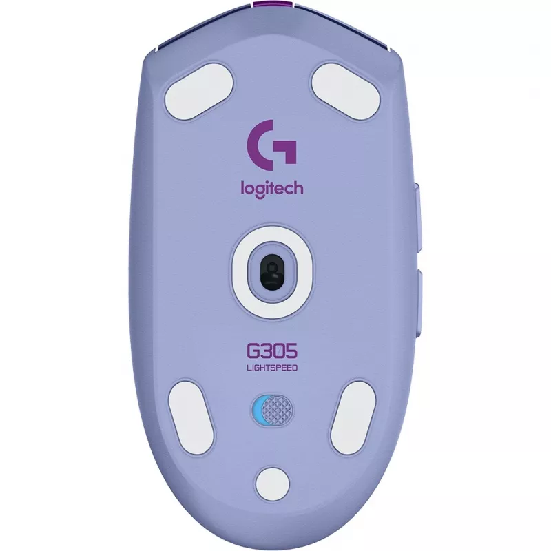 Logitech G305 LIGHTSPEED belaidė žaidimų pelė - alyvinė