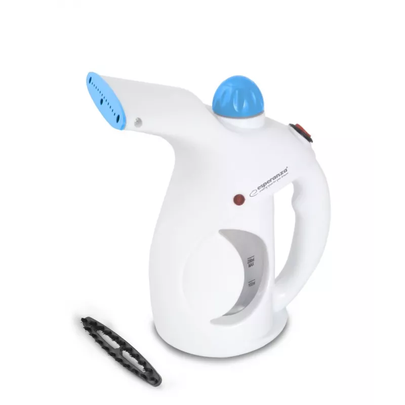 Rankinis drabužių garintuvas ESPERANZA EHI006 — 800 W, 15 g/min garo, 0,2 L bakelis, 1,5 m laidas, juodas