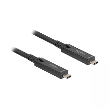 DeLOCK USB 3.2 Gen 2 aktyvus optinis laidas USB-C 10 m, juodas 84257