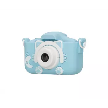 Vaikų skaitmeninis fotoaparatas Extralink H27 Single Blue – 1080P 30fps, 2.0 colio ekranas