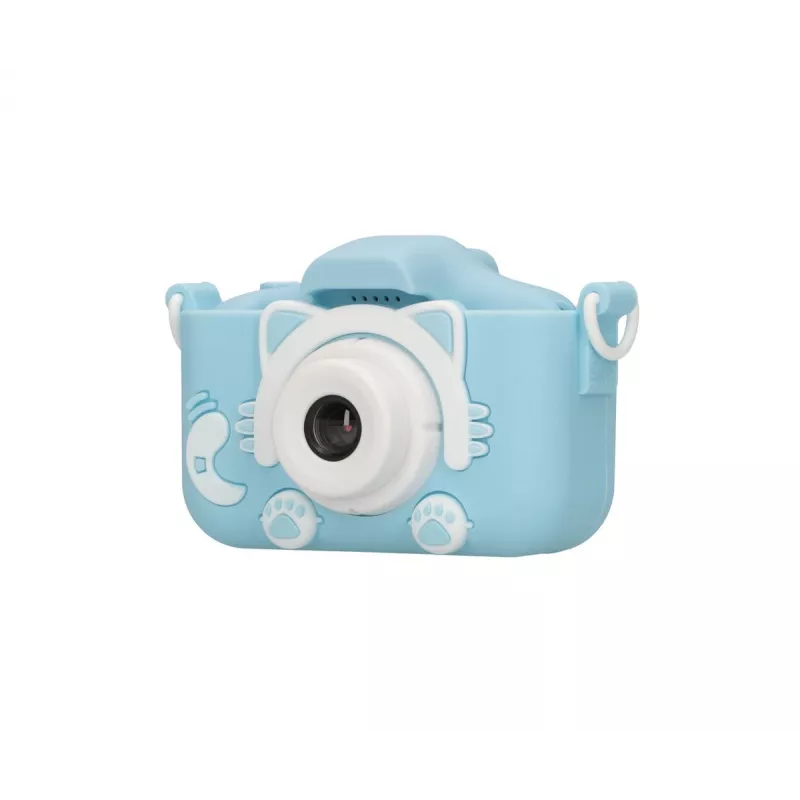 Vaikų skaitmeninis fotoaparatas Extralink H27 Single Blue – 1080P 30fps, 2.0 colio ekranas