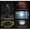 Kišeninis žibintuvėlis Nitecore MT1A Pro – LED 50 lm, USB įkraunamas, 1100 mAh, aliuminis, vandeniui atsparus, smūgiams atsparus, juodas
