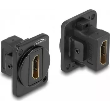 DeLOCK D tipo modulis HDMI lizdas-lizdas 87810 juoda