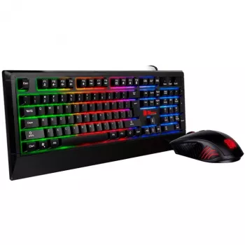 Tt eSPORTS Challenger Combo USB QWERTY Vokiškas Juodas (CM-CHC-WLXXPL-GR)