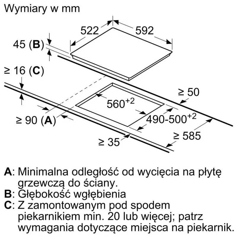 Siemens iQ100 ET61RBEA1E kaitlentė juoda įmontuojama 60 cm 4 zonos