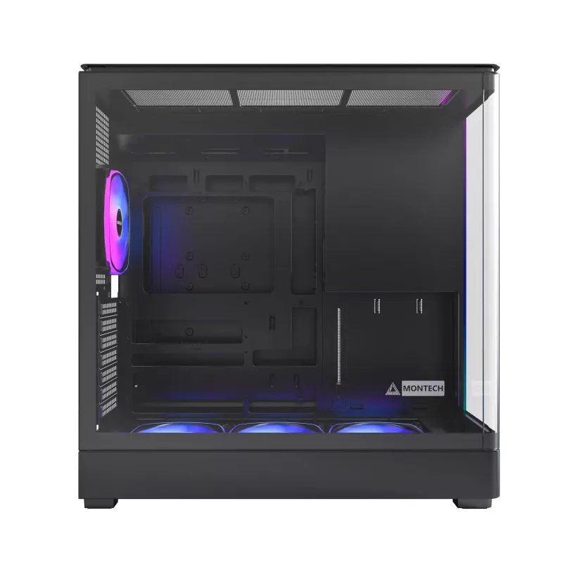 Kompiuterio korpusas Montech KING 45 PRO Black – micro ATX / Mini-ITX, Midi Tower