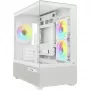 Korpusas Sharkoon MK7 ARGB mATX 2xStiklas Baltas