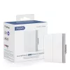 Aqara Smart Home Wall Switch H1, su nuliniu laidu, dviejų klavišų (WS-EUK04)