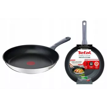 Universali keptuvė Tefal Daily Cook G7300655 nerūdijantis plienas 28 cm, viena bakelitinė rankena, titano vidinė danga