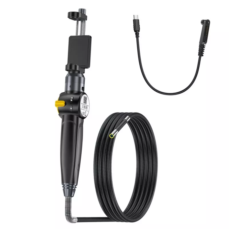 Endoskopas UleFone EC03 1080P su vandeniui atspariu lanksčiu kabeliu, modelis UF-EC03