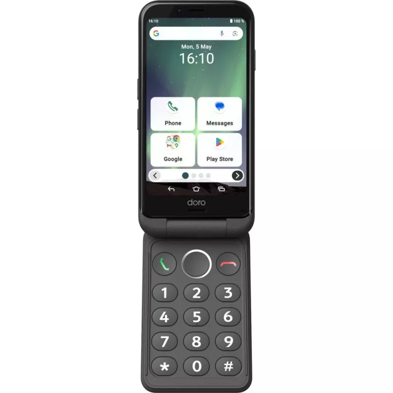 Išmanusis telefonas Doro Aurora A10 4.5 colio 4GB 64GB Juoda