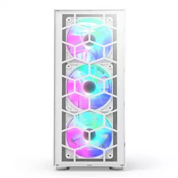 PC korpusas Montech X3 GLASS Midi Tower baltas