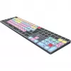Klaviatūra LogicKeyboard LKB-PT-TM — pilno dydžio (100 %) belaidė Bluetooth QWERTZ vokiška, titano pilka