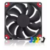 Noctua NF-A9x14 HS-PWM CH.BK.S 92 mm plonas kompiuterio korpuso ventiliatorius, 12 V, 600–2500 RPM, 57,5 m³/h, 14 mm storis